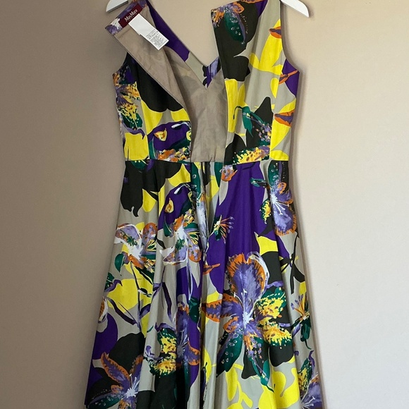 Max Mara Studio Floral Midi Dress( Size: 6) - Picture 3 of 5